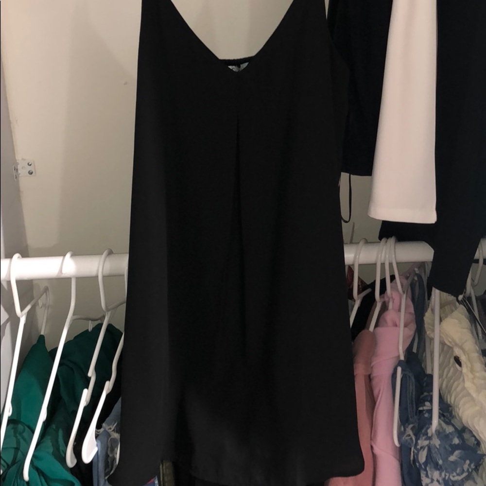 Black slip on dress